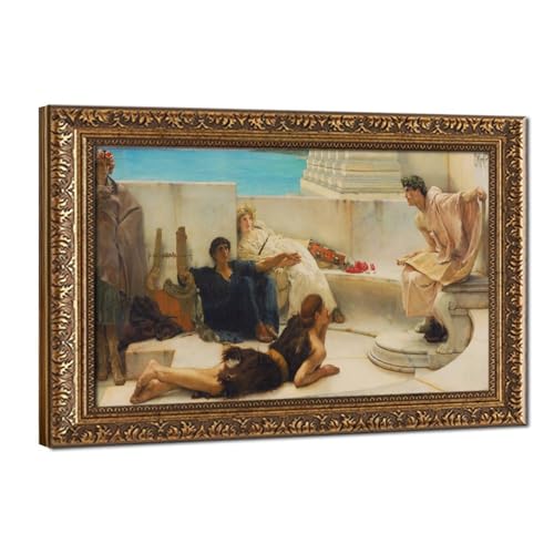 Impression sur toile Lawrence Alma Tadema pour sublimer la décoration murale du salon