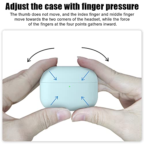 Hifan For Airpods Pro 2 Case With Lanyard, Silicone Case For Airpods Pro 2 2022, Anti-Scratch & Anti-Shock Case With Soft Lanyard For Airpods Pro 2Nd [Front Led Visible] (Green) #TOP5