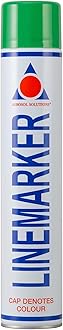 – Aerosol Solutions Line Marker, Grass and Road Spray Paint, Green, 750 ml (Pack of 1)