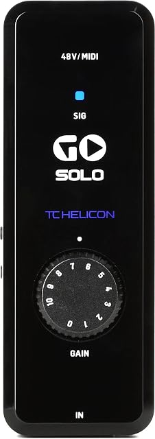 TC-Helicon GO SOLO Audio/MIDI Interface for Mobile Devices
