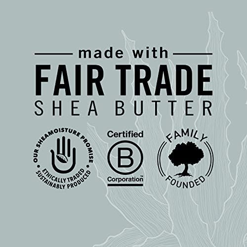 Shea moisture Organic African Black Soap Bar with Shea Butter, 8oz