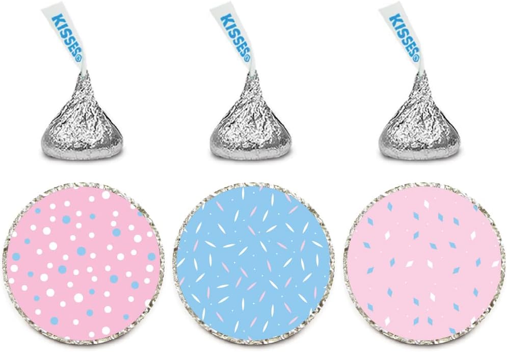 Andaz Press Signature Pink and Blue Gender Reveal Baby Shower Party Collection, Find the Guest Who Game Activity Cards, 20-Pack