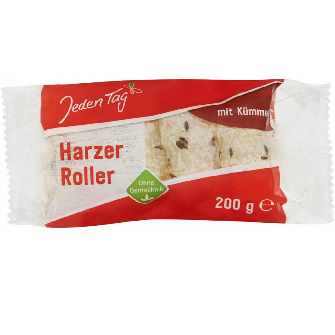 Jedden Tag Käse Harzer Käse mit Kümmel 200 gramm, 4er