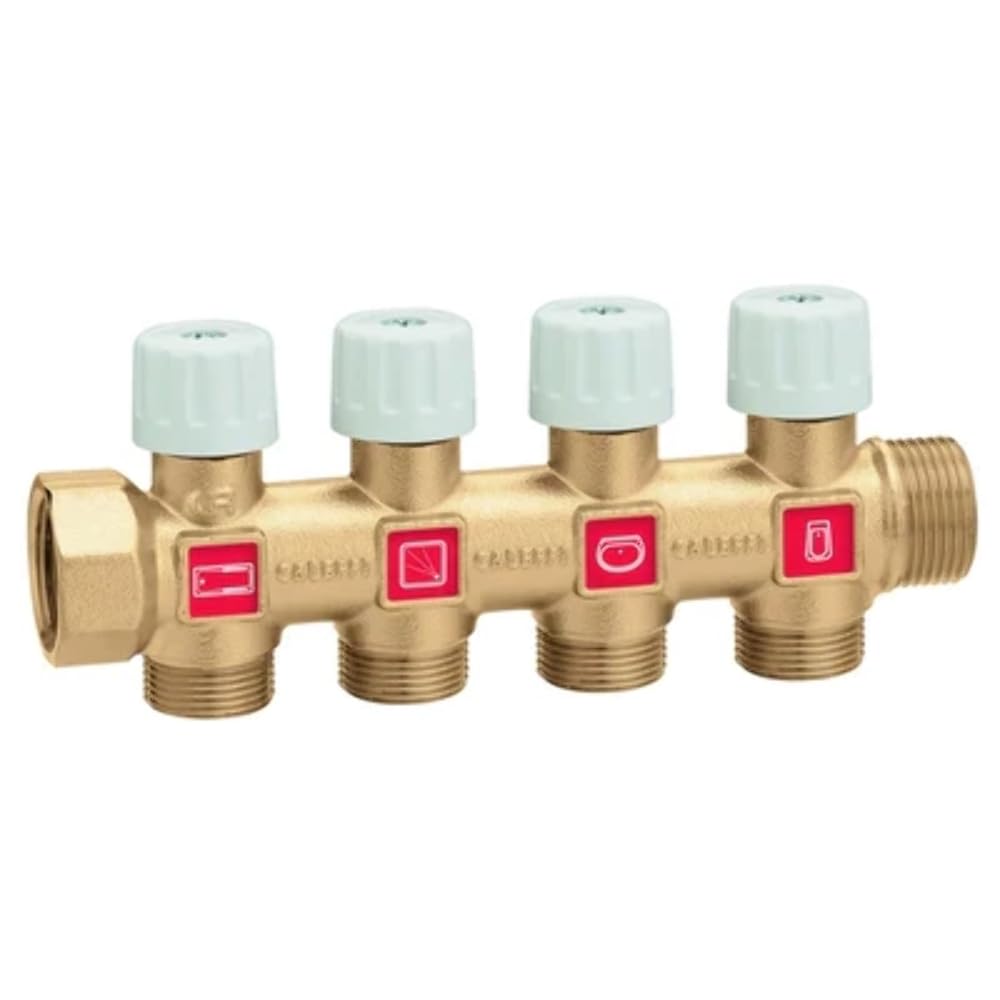 Caleffi COLLETTORE COMPONIBILE CON RUBINETTI - 3/4" x 5 deriv.