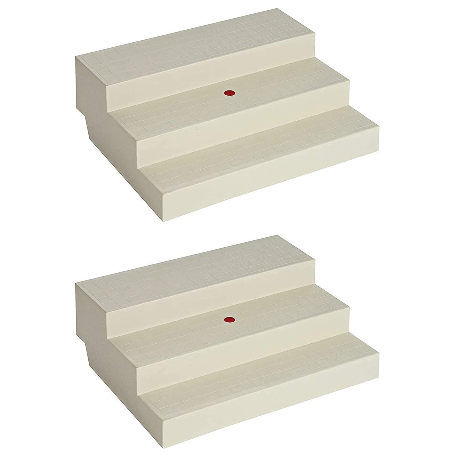 JVS D-94 Plastic Cupboard Kitchen Space Organizer, 3 Steps Stand for Kitchen - Set of 2 (B07L5NN8XH) Amazon Price History, Amazon Price Tracker