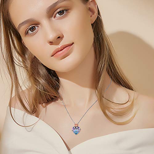 Aoboco, collana con ciondolo a forma di fiore di