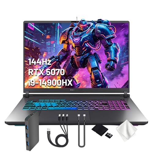 Image of ASUS ROG Strix G18 18 inch 144Hz WUXGA Gaming Laptop, Intel i9-14900HX, 32GB RAM, 2TB Storage (1TB SSD&1TB Docking Station), GeForce RTX 5070, 4-Zone RGB Backilit Keyboard, FHD IR Camera, Win 11 Pro, Gray
