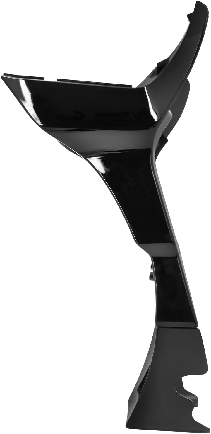 HDBUBALUS Fairing Spoilers Cover w/Extended Chin Spoiler Fit for Harley Road Glide FLTRX Special FLTRXS 2017-2022 (Color : Gloss Black)