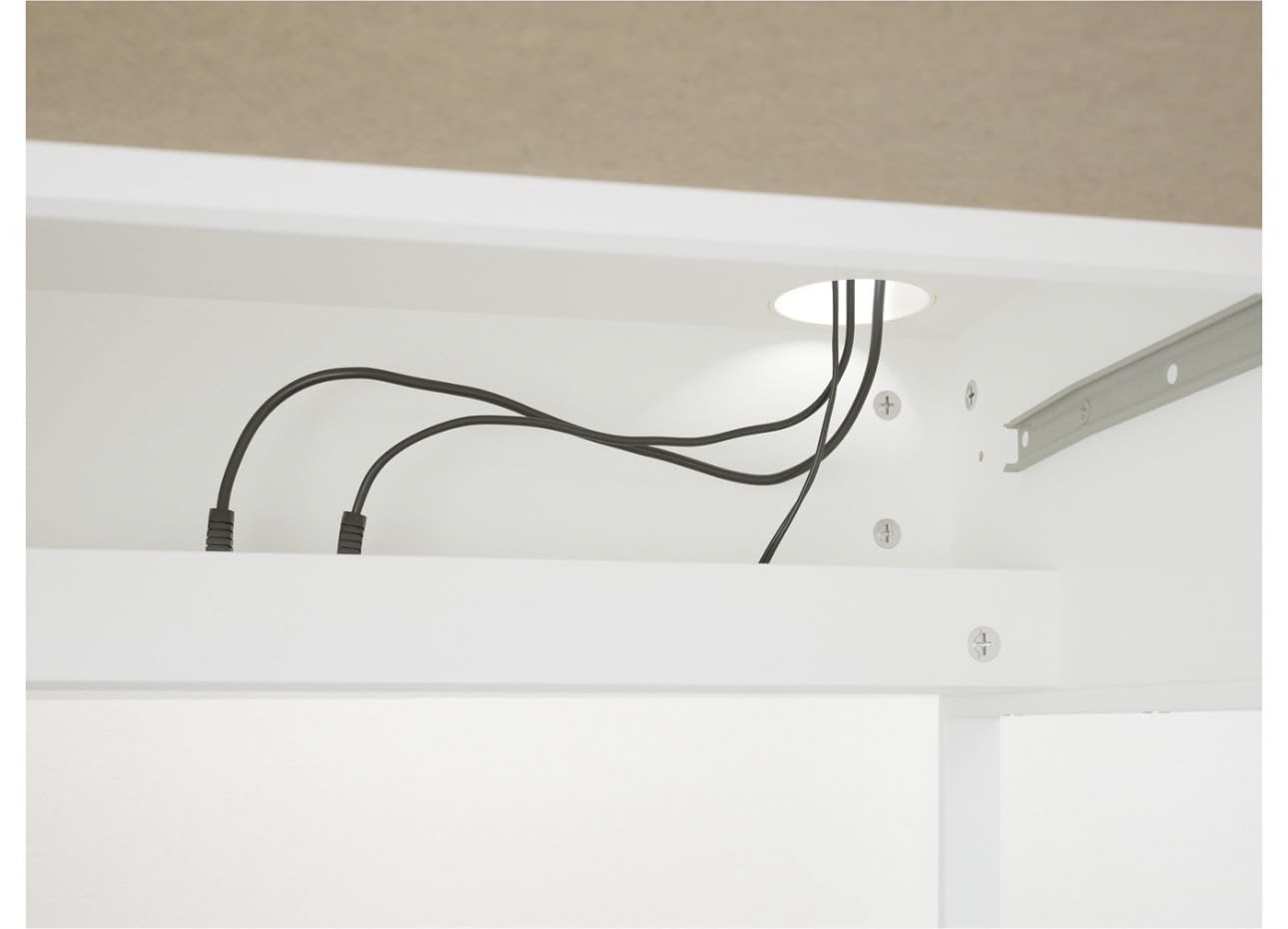 Ikea Biurko Mikrofonowe, Białe-73 X 50 cm