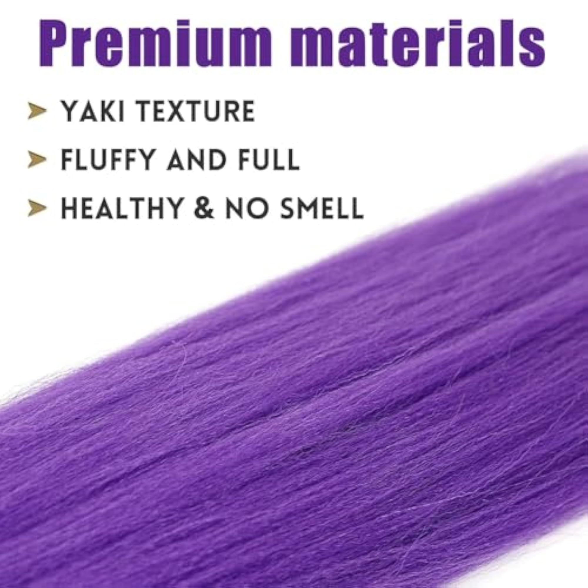 Purple Hair Extensions with Golden Butterfly Clips, Cosplay