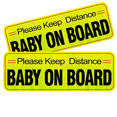 Image of Baby on Board Please Be Patient Magnet Decal Safety Signs for Baby on Board Magnet for Car，Baby on Board Magnet for Car，Baby on Board Signs for Car