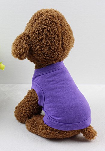 Dogs-Shirts-Purple-Vest-Clothing-for-Dogs-Cats-XS-Dog-Vacation-Shirt-Male-Female-Dog-Clothing-Puppy-Summer-Clothes-Girls-Boys-Cotton-Summer-Shirt-Small-Dog-Cat-Pet-Clothes-Vest-T-shirt-Apparel Dogs Shirts Purple Vest Clothing for Dogs Cats XS Dog Vacation Shirt Male Female Dog Clothing Puppy Summer Clothes Girls Boys Cotton Summer Shirt Small Dog Cat Pet Clothes Vest T-shirt Apparel - Image 4