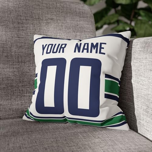 Image of ANTKING Throw Pillow 2 Packs Personalized Custom Any Name Number for Men Women Boy Gifts