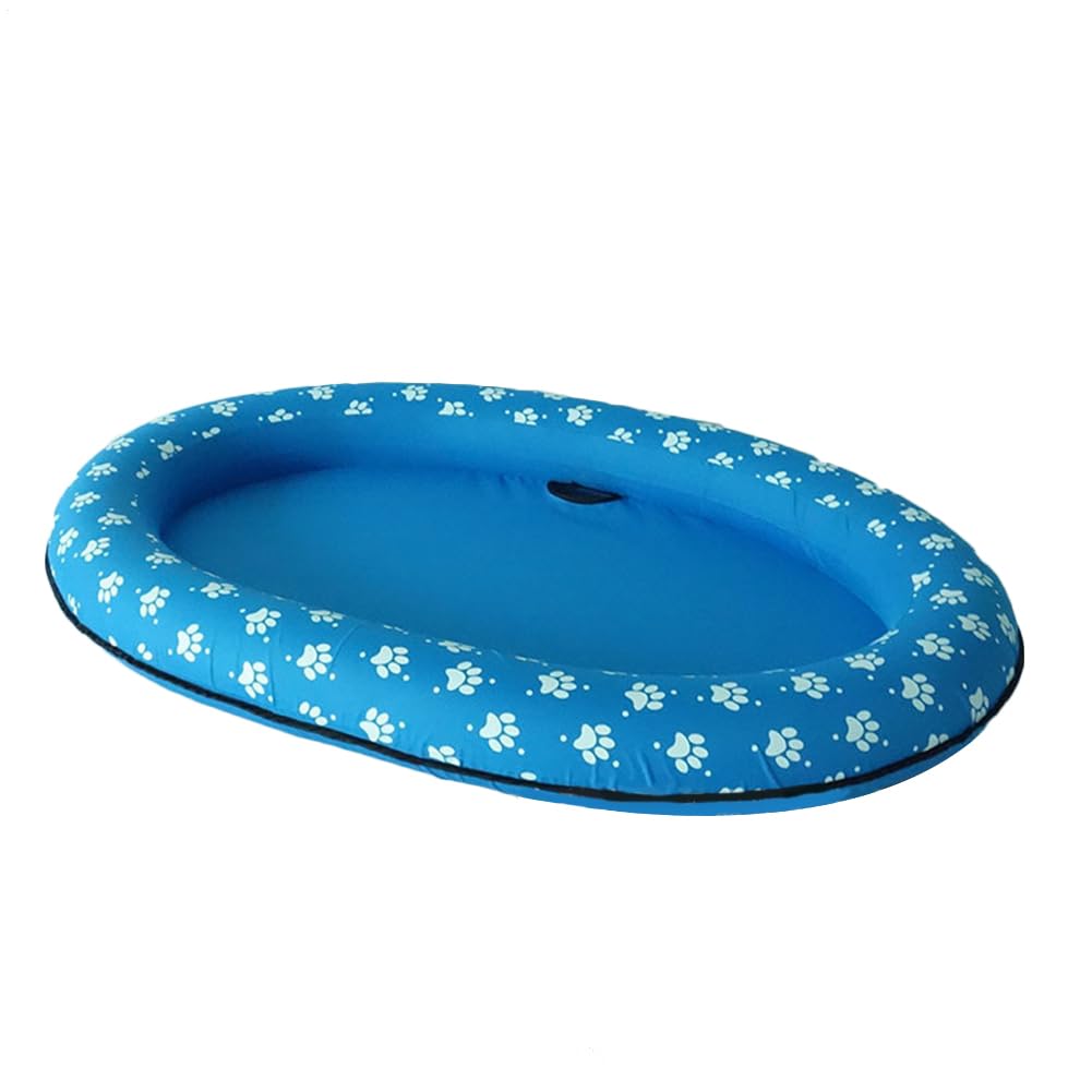 Generisch Bateau gonflable pour chien - Jouet de plage pour animal de compagnie - 140 x 96 cm