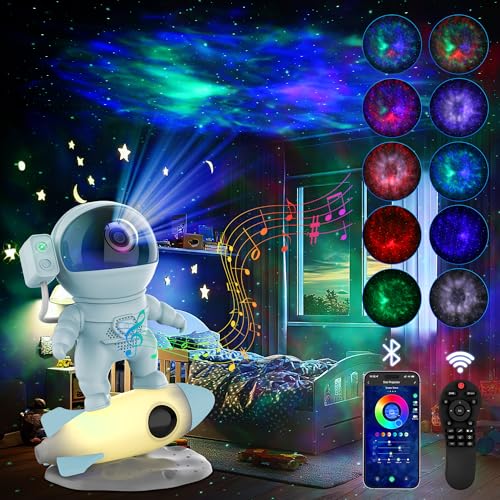 FlyLily Astronaut Galaxy Projector – App & Remote