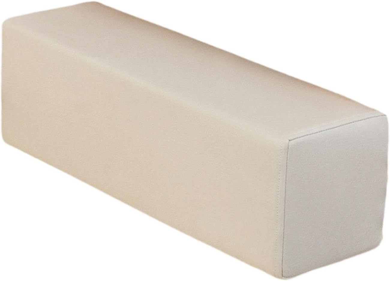 Arm Rest Pillow Cushion for Sofa Bed Armchair, Thicken Couch Support Pad Rectangular with Removable Pillowcase, Headboard Cushion High Density Foam Elbow Pillow Gap Filler, Beige