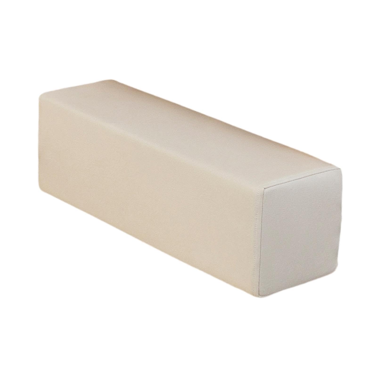 Fenteer Sofa Arm Rest Pillow Bed Gap Filler Support Pillow Rectangular Cushion with Removable Pillowcase Armrest Pad for Headboard Couch Sofa Home Bed Car Living Room,Beige,50 * 15 * 15cm