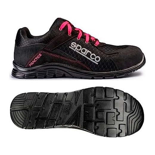 Sparco - Practice Jody ESD S1PL SR FO - Scarpe Antinfortunistiche Uomo Donna - Scarpe da Lavoro Antiscivolo e Resistenti - Calzature di Sicurezza Adatte ad Ogni Condizione di Lavoro - EU 39