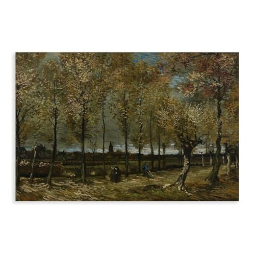 Affiche Poplars Van Gogh grand format pour votre décoration de chambre