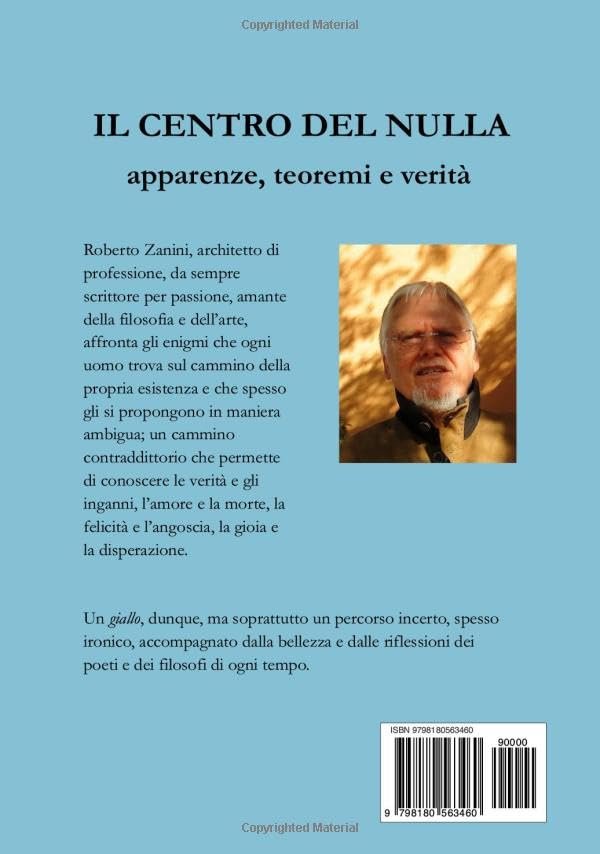 Il Centro del Nulla roman graphique couleur édition luxe