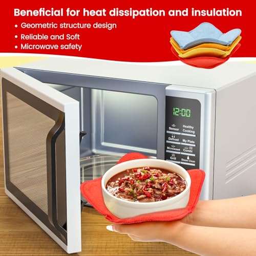 Soporte para cuenco de microondas Muldale lavable para sopa y alimentos calientes 3