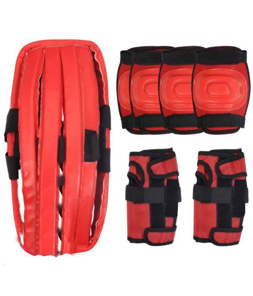 EmmEmm Finest 7 Pcs 4 in 1 Small Size Protection Gurad Set/Kit for Skating/Cycling/Dancing & Tracking Red (B0BSGXJDWK) Amazon Price History, Amazon Price Tracker
