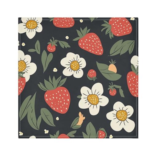 Servilletas de tela YETTASBIN set de 4 20" x 20" miniatura 5