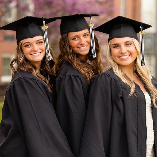 Image of GraduationMall Single&Multiple Color Graduation Tassel with 2026 Year Charm 9 inch