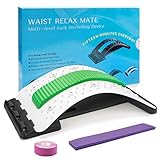 PGFUN Back Stretcher, Multi-Level Back Stretching Device for Upper and Lower Muscle Pain Relief, Back Massager Spinal Lumbar Support for Herniated Disc, Sciatica, Scoliosis, Spine Deck