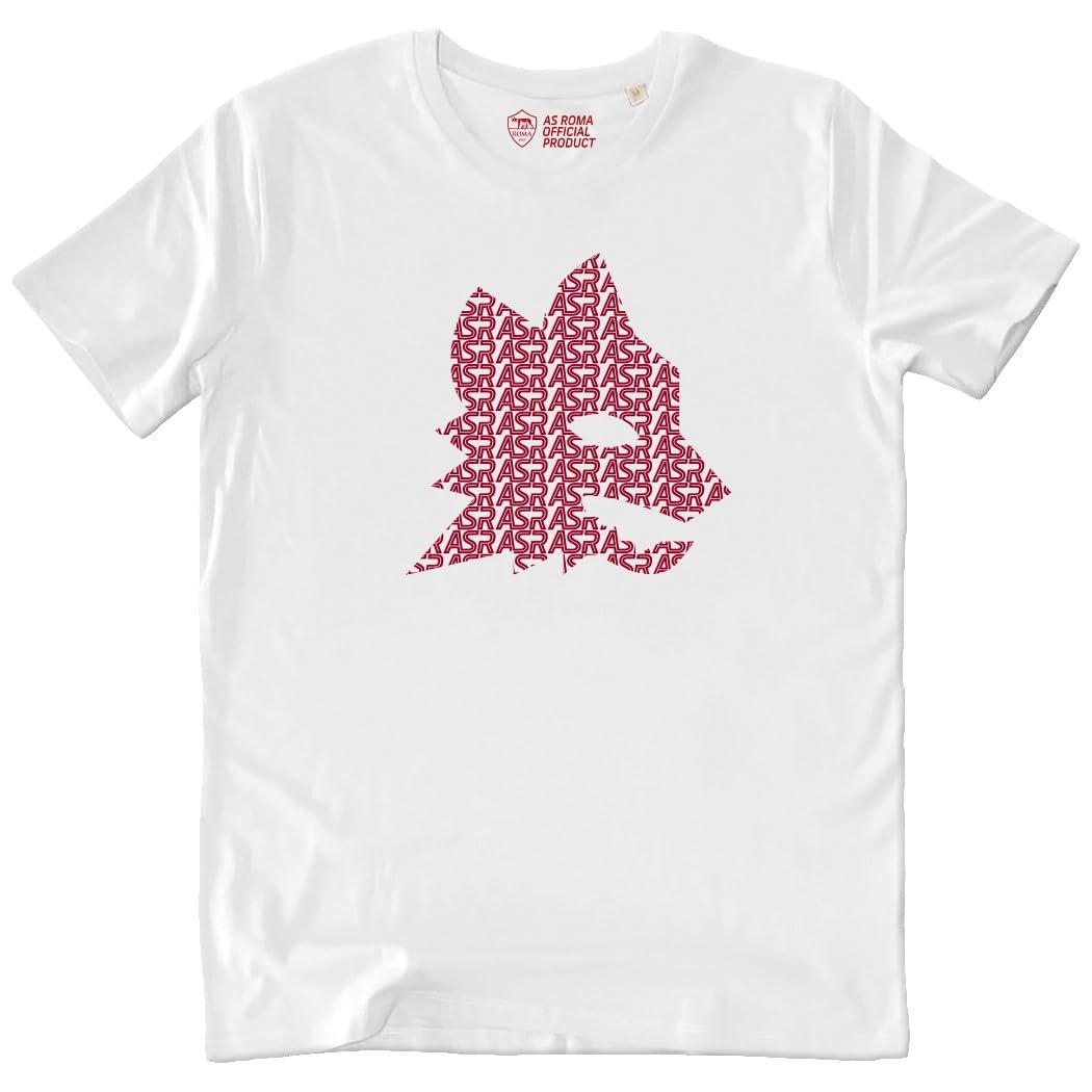 AS Roma T-Shirt Lupetto Stampato
