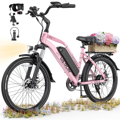 VARUN Electric Bike – Peak 750W E Bike Up to 40+Miles, 48V