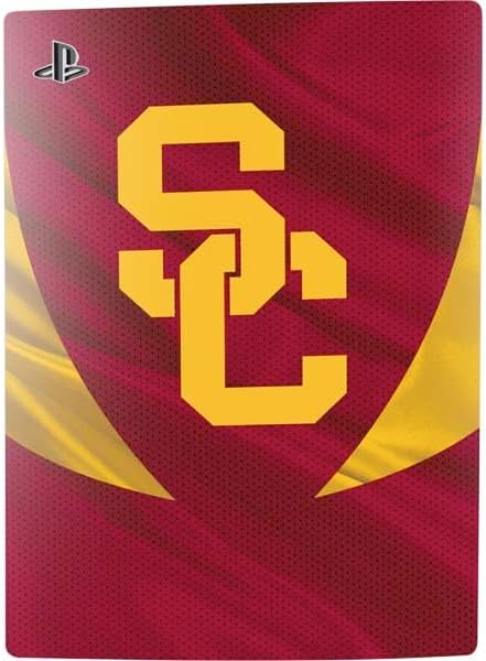 Skinit Decal Gaming Skin Compatible with PS5 Bundle - Officially Licensed University of Southern California USC Trojans Jersey Design