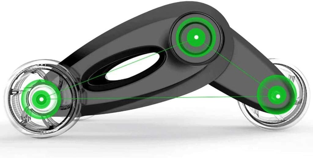 Old iron brand four-wheeled abdominal wheel muscle fitness equipment beginner sports thin waist vest line unisex