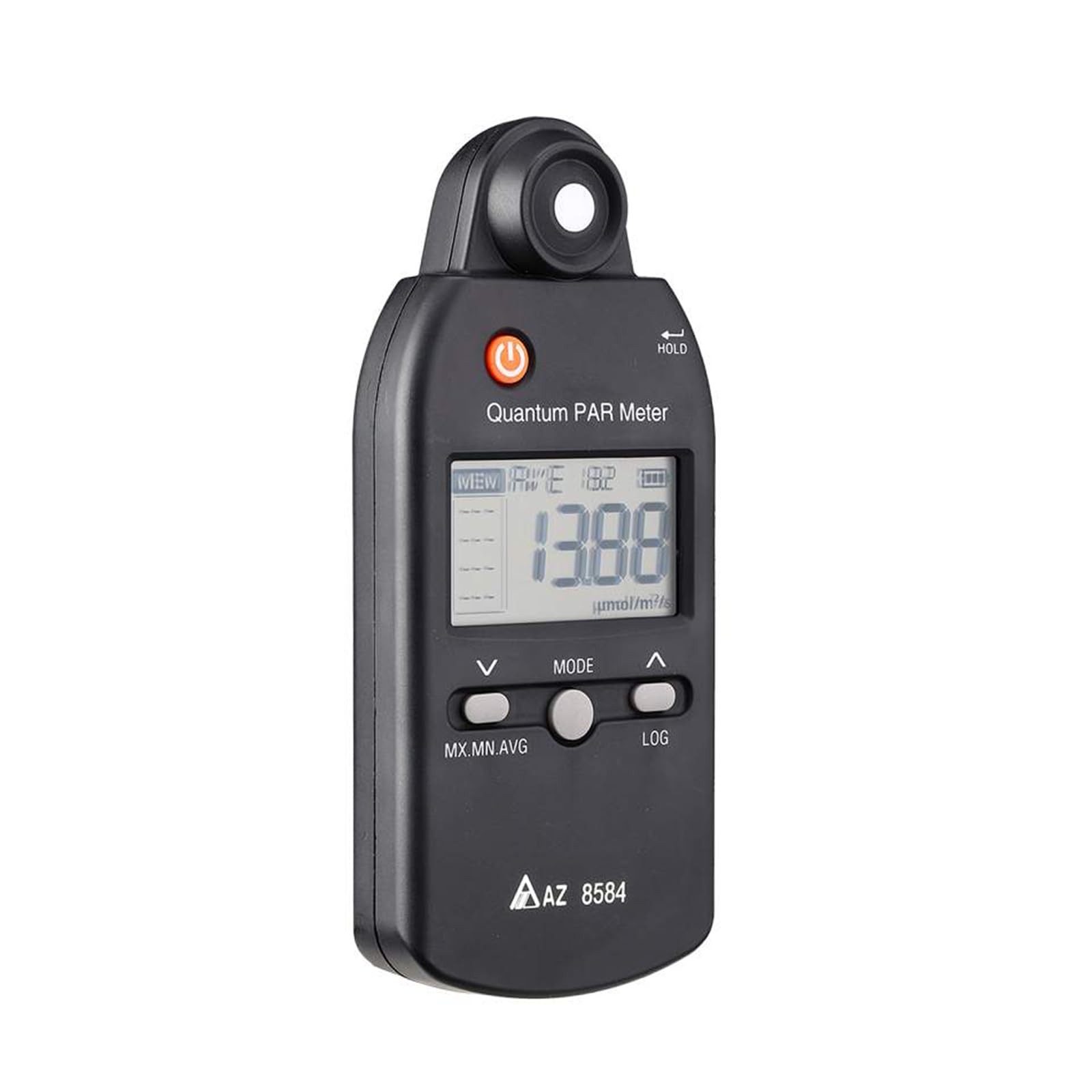 AZ-8584 PAR Meter AZ8584 Pocket Size Wide Range Full Spectrum Photosynthetically Active Radiation Meter | Spectral Range 400±10nm~700±10nm | Measurement Range 0~5000 ?mol/m2/sec AZ 8584