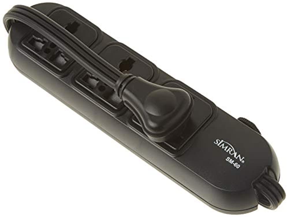 Simran Universal Power Strip weltweit Reisen mit Überspannungsschutz/Überlastschutz