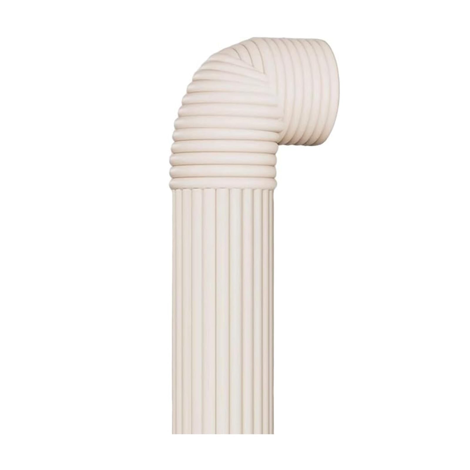 WAZUBC 2m Foam Pipe Insulation Water Insulation Cover, Pipe Wrap Tape Adhesive Wrap Cover for Outdoor Indoor Cold Hot Water (White)