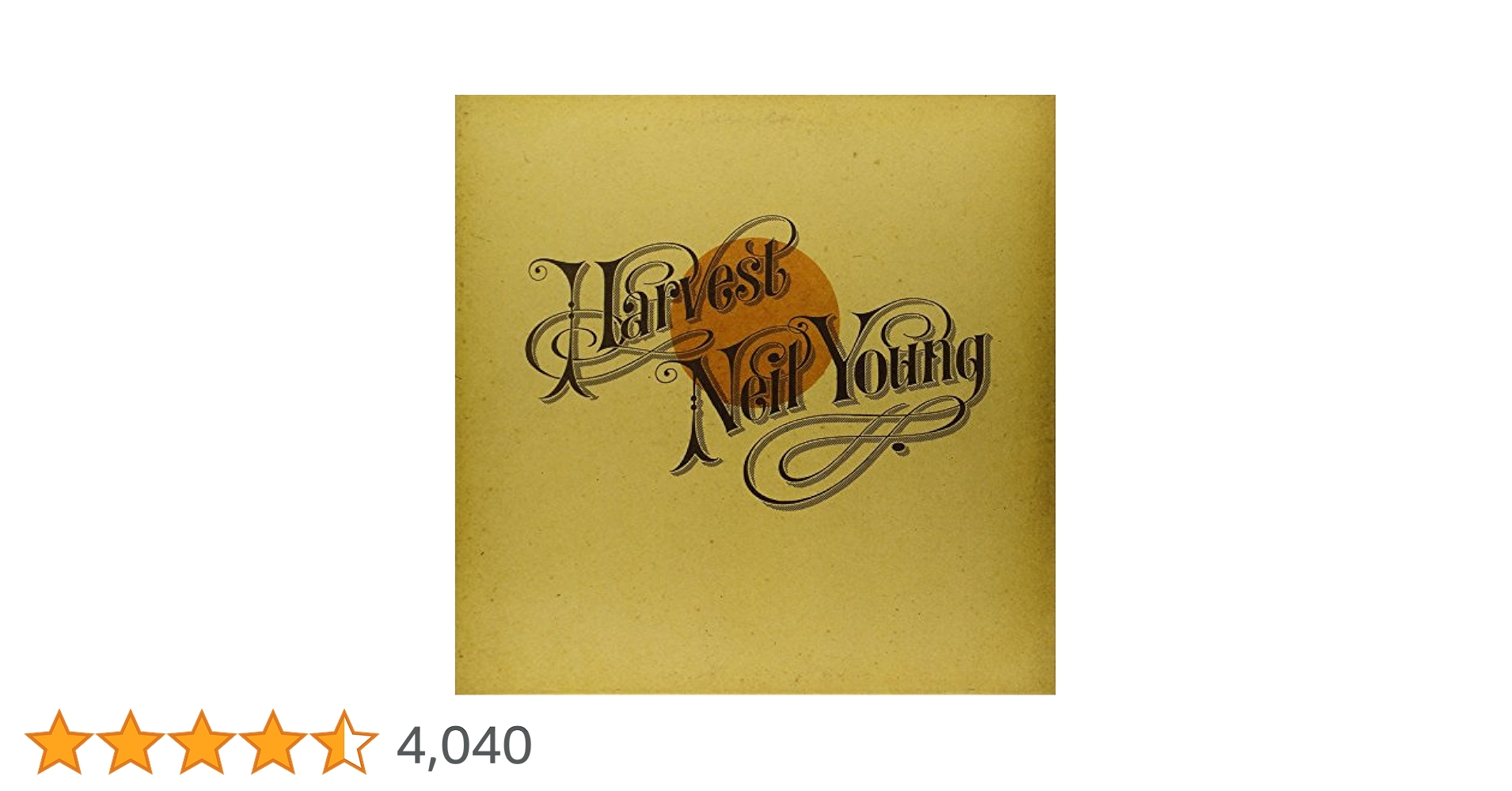 美盤　輸入盤RE LP ニールヤング　Neil Young Harvest Amazon.co.jp: Harvest: ミュージック