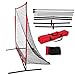ZenStyle 5' x 5' Baseball Practice Net Hitting & Pitching Net with Bow Frame, Carry Bag, Great for All Skill Levels Training
