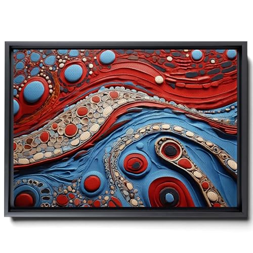 Aboriginal Prints Cultural Wall Art Indigenous Canvas Print Picture Wall Decor Australian Travel Art Print Cultural Wall Art Framed Art Print, Arts