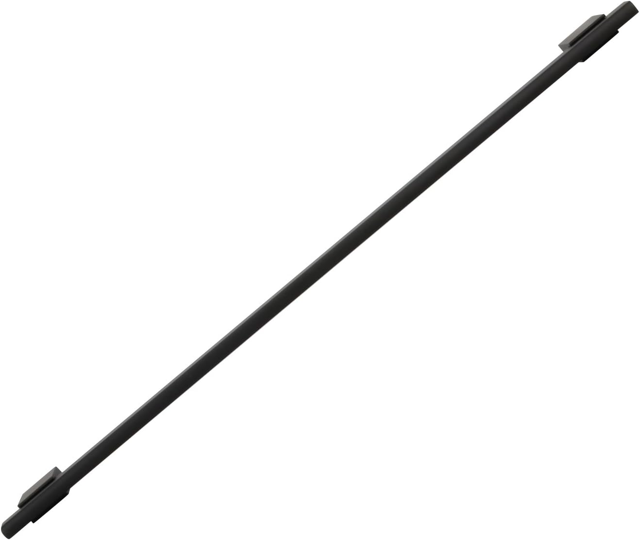 10 Pack Rok Hardware 12-5/8" (320mm) Center Matte Black Kitchen Cabinet Drawer Door Handle Pull 13-7/8" (352mm) Length