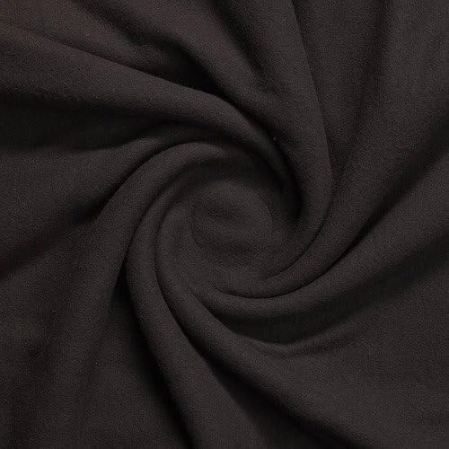 DiaperMaker Micro Fleece Fabric (Black, sold by the yard)