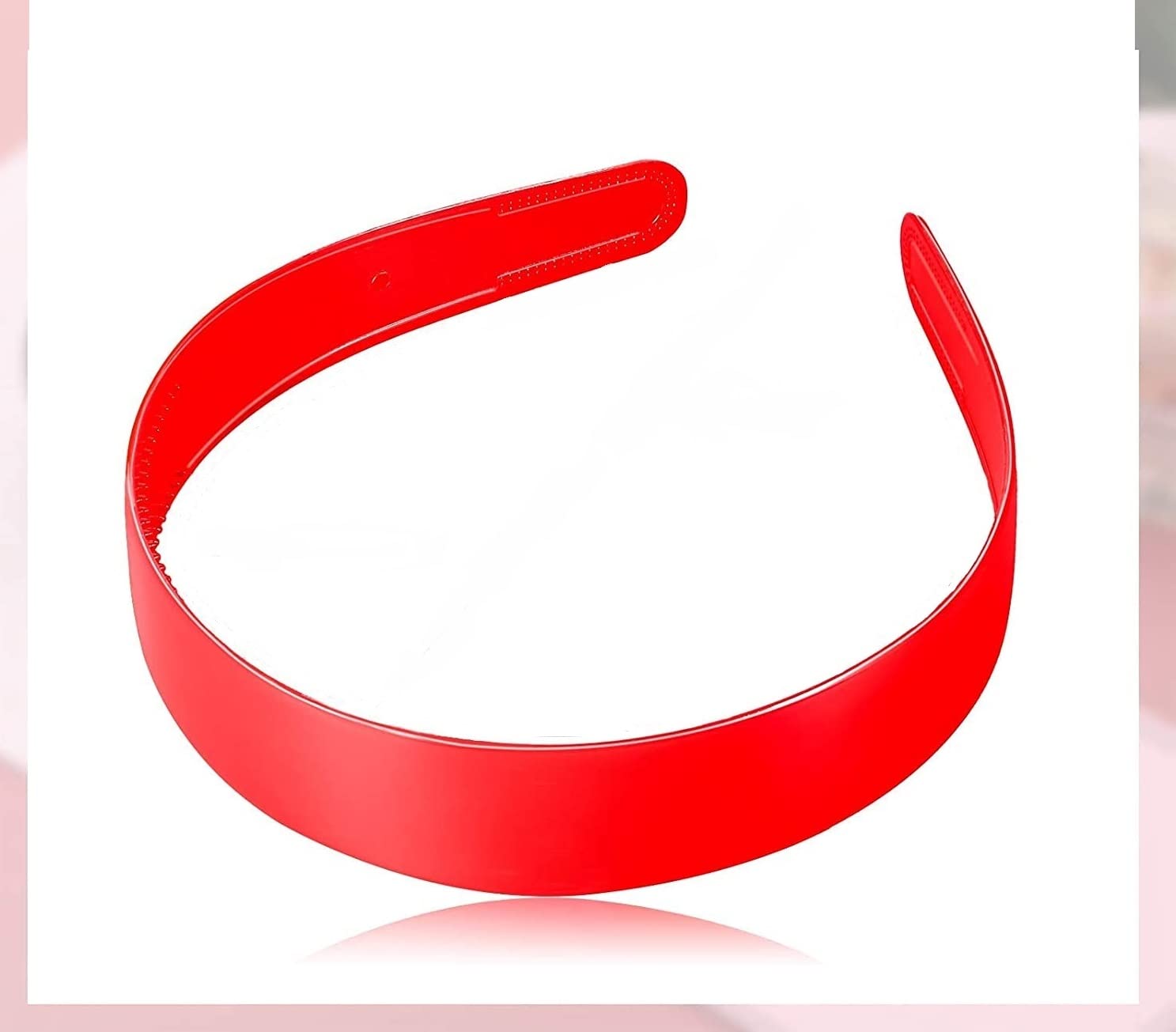 LIVECOOL Red 1 Inch Plastic Hard Headband with Teeth Head band Women Girls 2 Pieces Hoops for Women Girls DIY Hair Accessories (B0BPP5N598) Amazon Price History, Amazon Price Tracker