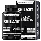 Beyond Vitamins | Shilajit Puro del Himalaya | Extracto de Resina de Shilajit en polvo y encapsulado para mayor conveniencia | Alto en Ácido fúlvico | 2 meses