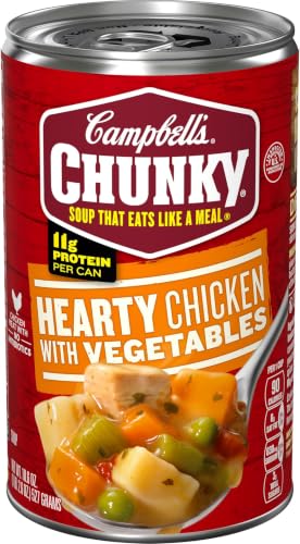 Image of Campbell's Chunky Soup, Chicken with Vegetables Soup, 18.6 Oz Can (Pack of 6)