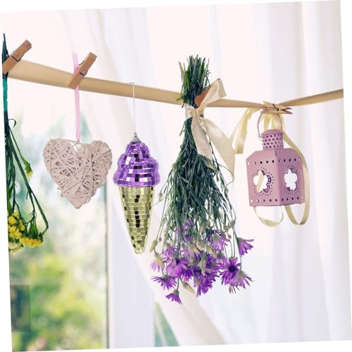 Adorno colgante de disco con forma de helado para decoración de bodas, festivales y cumpleaños miniatura 4