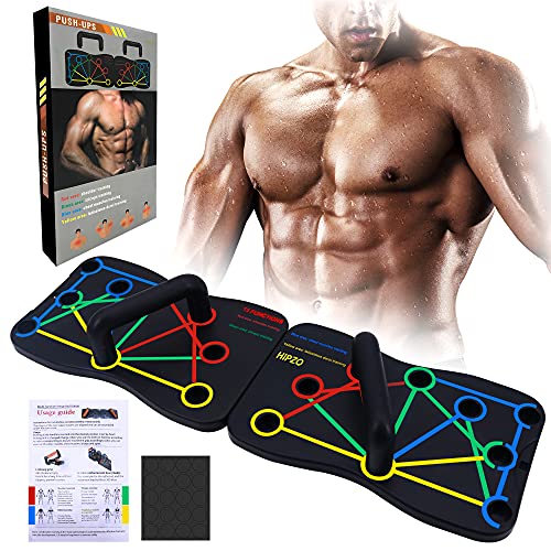 Planche de fitness Push Up, Portable et pliable 20 en 1 Barre de
