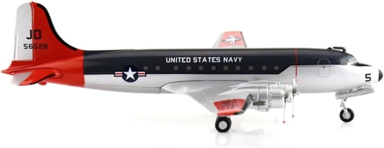 Decorated Airplane Models 1/200 for US C-54 Transport Aircraft Model Die-cast Alloy Aircraft Model Collection Commemoration