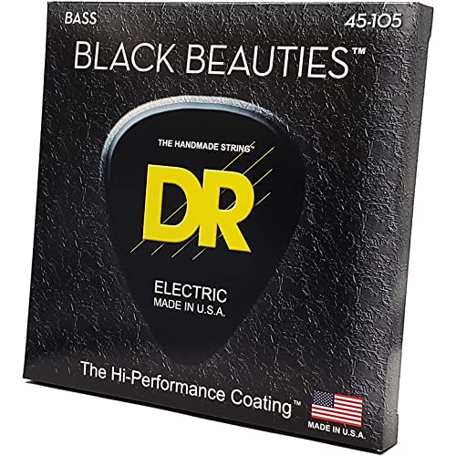 DR String BKB-45 Black Beauties Set di corde per
