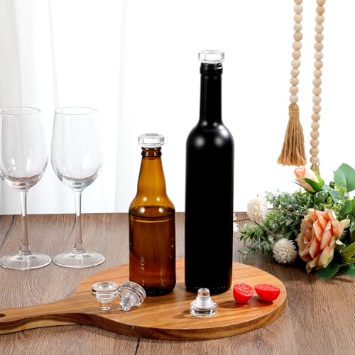 Tapones de vidrio en T para evitar goteos en botellas de vino de uso doméstico 5
