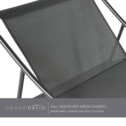 Grand Patio Rocking Chair Outdoor & Indoor, Metal Patio Lounge Rocking Chair With Thick Cushion thumb #5